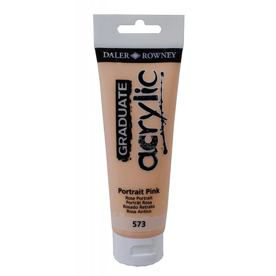 PINTURA ACRILICA 120ml ROSA MELOCOTON GRADUATE D&R