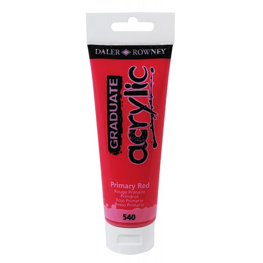 PINTURA ACRILICA 120ml ROJO GRADUATE D&R