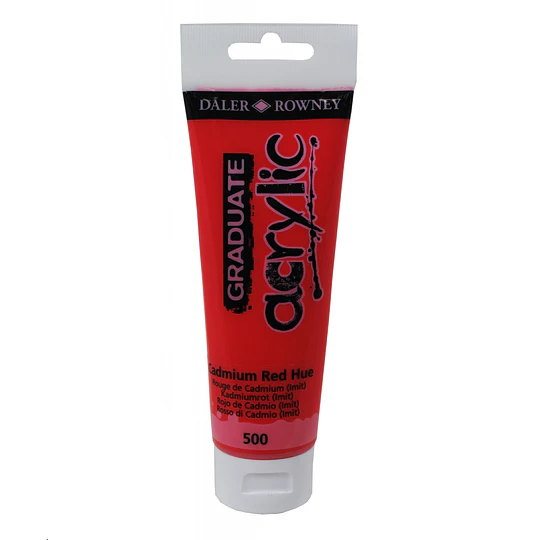 PINTURA ACRILICA 120ml ROJO CADMIO GRADUATE D&R