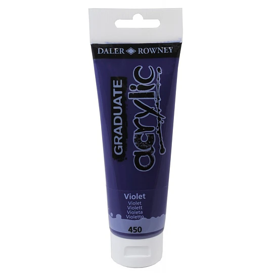 PINTURA ACRILICA 120ml VIOLETA GRADUATE D&R