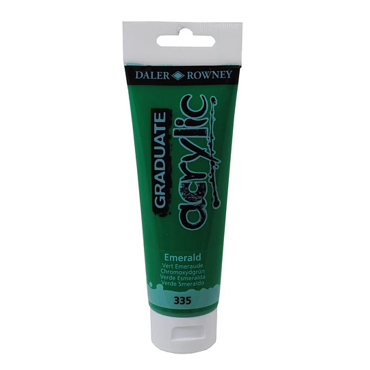 PINTURA ACRILICA 120ml ESMERALDA GRADUATE D&R