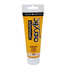 PINTURA ACRILICA 120ml ORO GRADUATE D&R