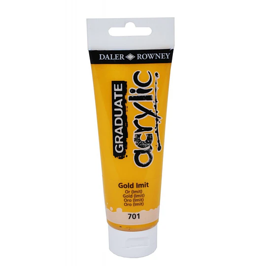 PINTURA ACRILICA 120ml ORO GRADUATE D&R