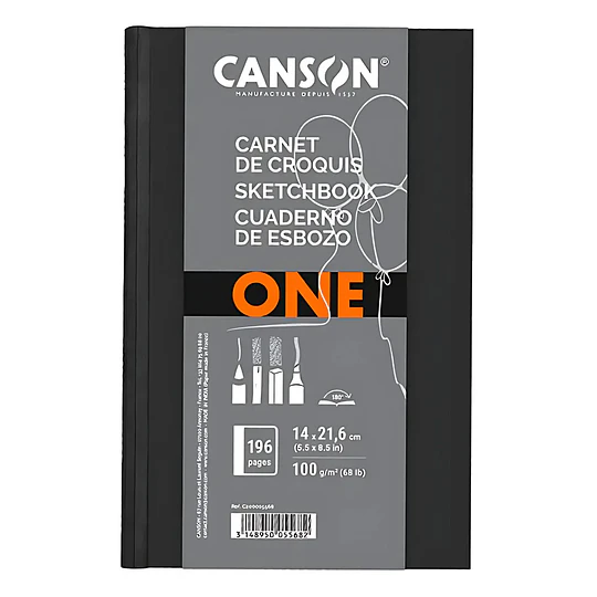 LIBRETA SKETCHBOOK CANSON 14x21,6 196hj 100gm  