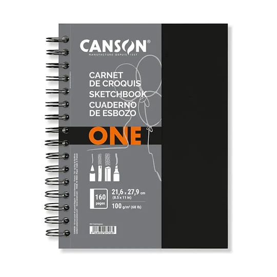 ARTBOOK CROQUIS 21x28 100gr 160hj ONE CANSON