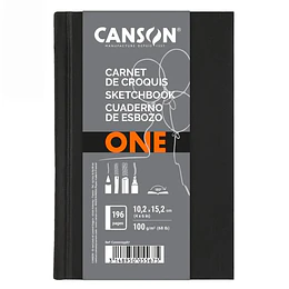 ARTBOOK CROQUIS 10x15 100gr 196hj ONE CANSON