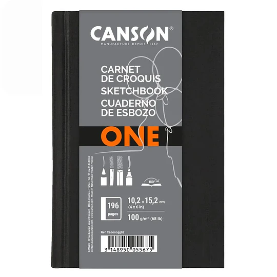 ARTBOOK CROQUIS 10x15 100gr 196hj ONE CANSON