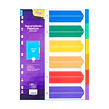 SEPARADOR CARTA VINILICO 6 POS. ADIX