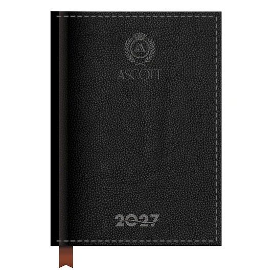 AGENDA MANAGER CLASICA  NEGRO ASCOTT  