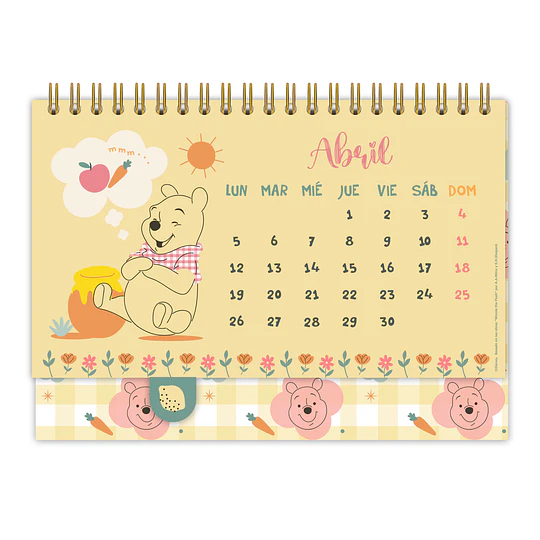 CALENDARIO ESCRITORIO WINNIE POOH MENSUAL ASCOTT