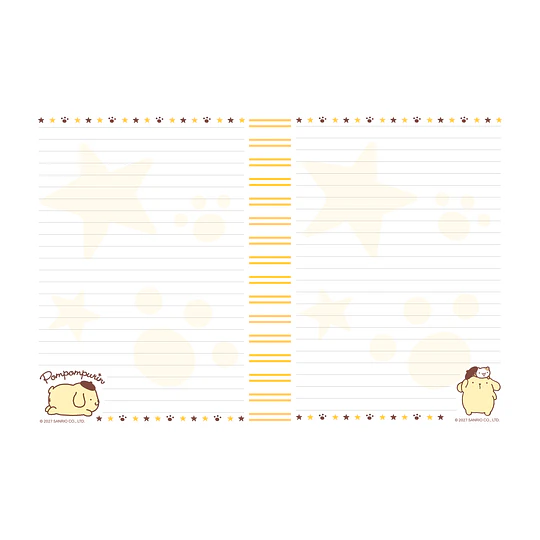 LIBRETA POMPOMPURIN 60hj LINEA + BOLIGRAFO ASCOTT