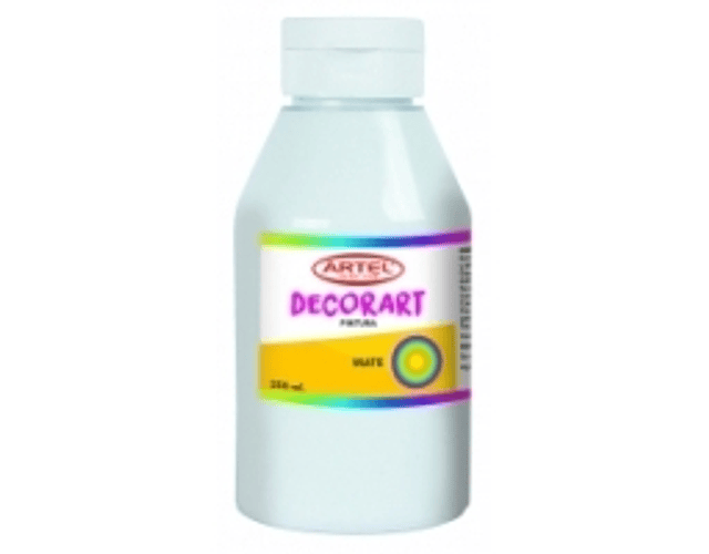 PINTURA DECORART 250ML. BLANCO 