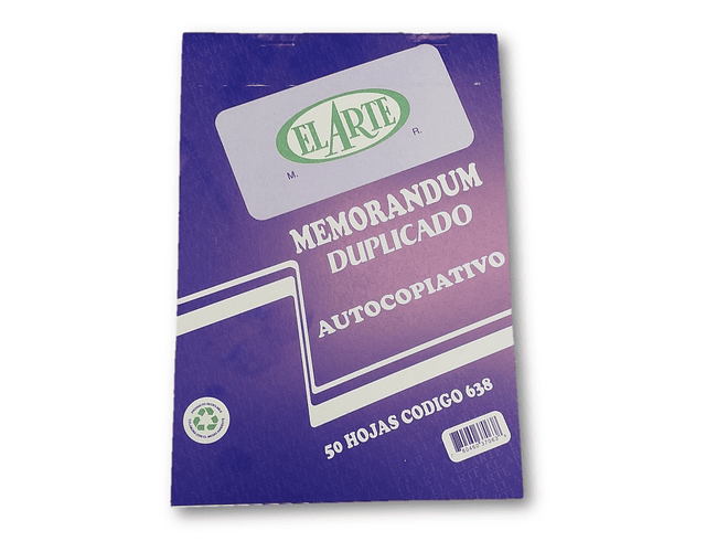 FORMULARIO MEMORANDUM DUPLICADO AUTOCOPIATIVO