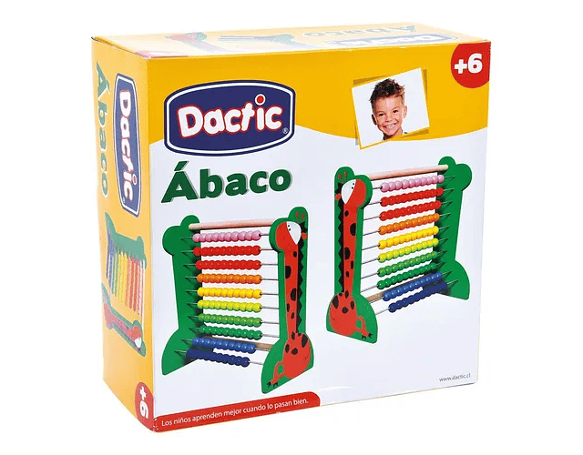 ÁBACO COLOR MADERA DACTIC