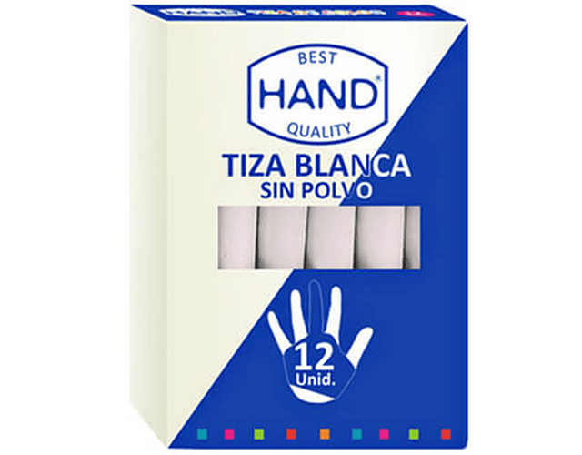 TIZA BLANCA 12 UNIDADES EN CAJA