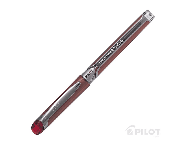 LAPIZ TINTA HI-TECPOINT GRIP V5 ROJO