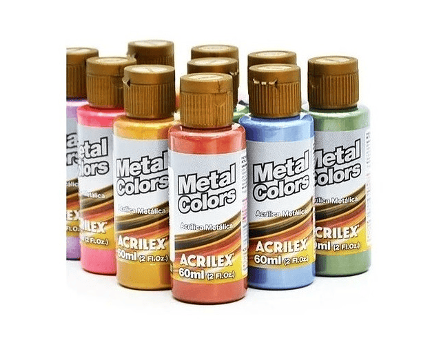 PINTURA ACRILICA METAL 60ML - DISTINTOS COLORES