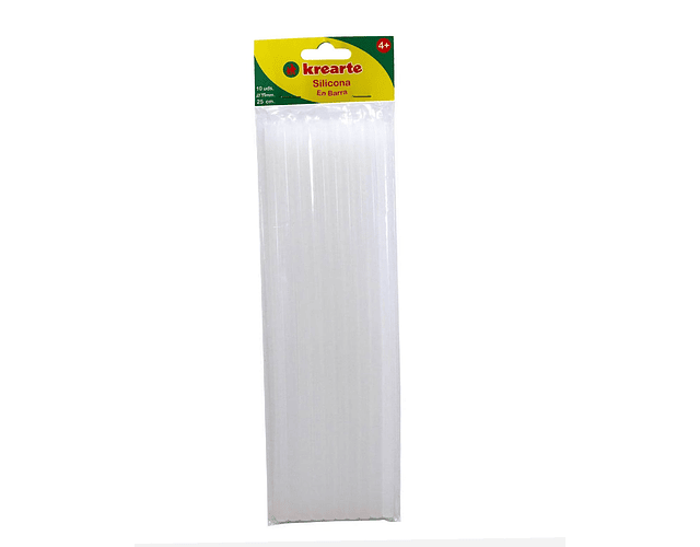 BLISTER SILICONA BARRA TRANSPARENTE GRUESA KREARTE