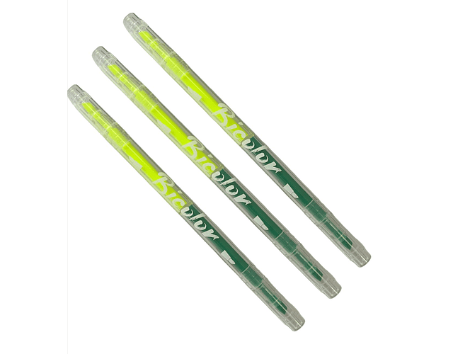 DESTACADOR BICOLOR AMARILLO / VERDE OFFIX