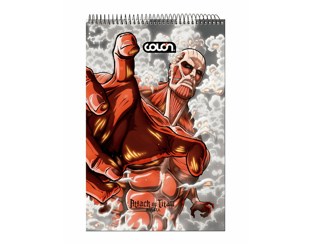 CROQUERA 21X32 ATTACK ON TITAN 80HJS COLÓN