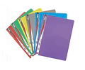 CARPETA CARTA CON TAPA TRANSPARENTE DIFERENTES COLORES