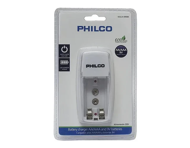 CARGADOR DE PILAS 9V AA / AAA