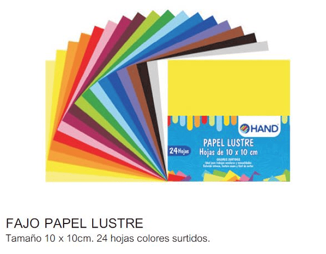 PAPEL LUSTRE FAJO - HAND