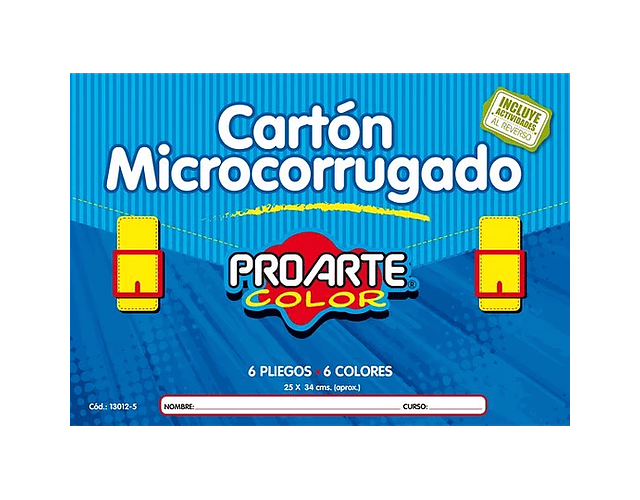 CARPETA ESCOLAR CARTON MICROCORRUGADO - PROARTE