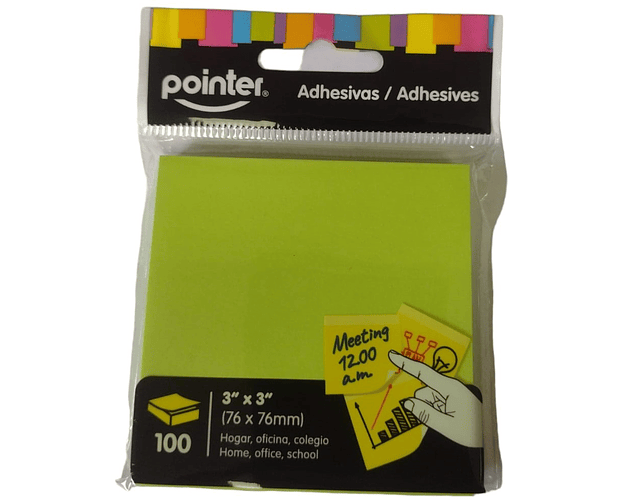 POST-IT ( NOTAS ADHESIVA ) 76 X 76 MM 