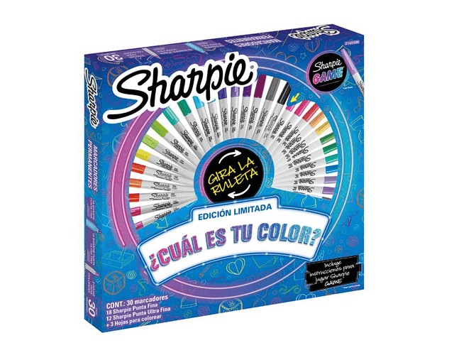 SHARPIE GAME + 30 MARCADORES 