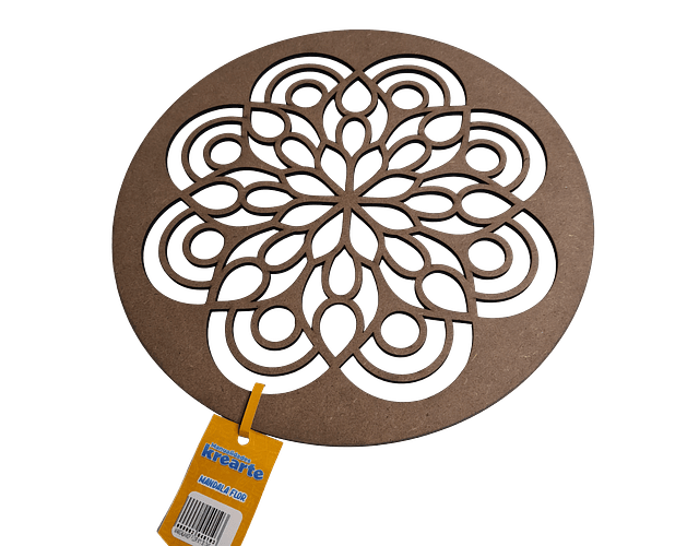 MANDALA MDF FLOR N°1 30 CMS