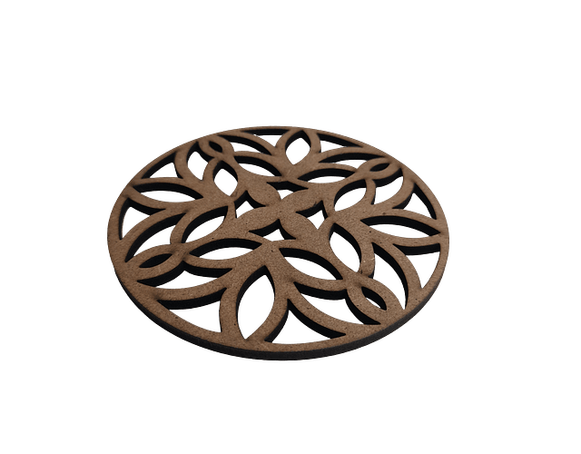 FIGURA MANDALA N°2 10x10  3.1/MDF