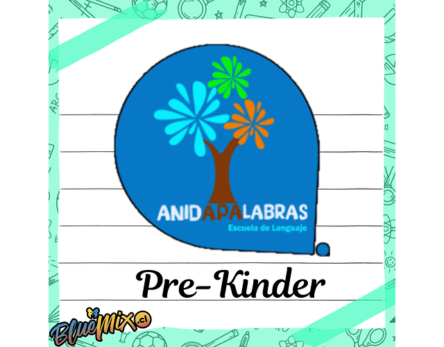 ANIDA PALABRAS - PRE KINDER