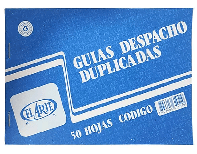 TALONARIO GUIA DE DESPACHO DUPLICADO AUTOCOPIATIVO 50 HOJAS