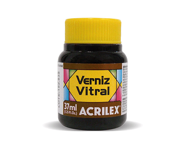 BARNIZ VITRAL 37ML ACRILEX - DIFERENTES COLORES