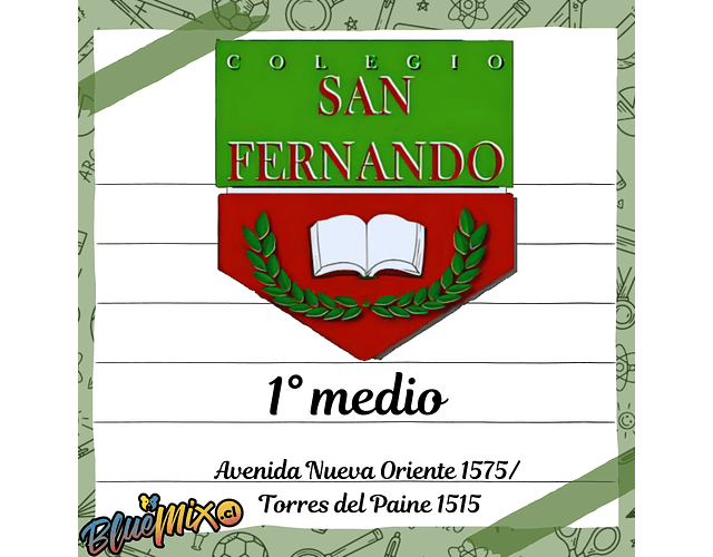 SAN FERNANDO - NUEVA ORIENTE/TORRES DEL PAINE - 1° MEDIO 2026