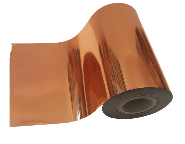 FOLIAS ROLLO 122 MTS COBRE