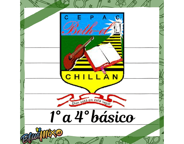 COLEGIO BETH - EL - 1° BÁSICO A 4° BÁSICO 2026