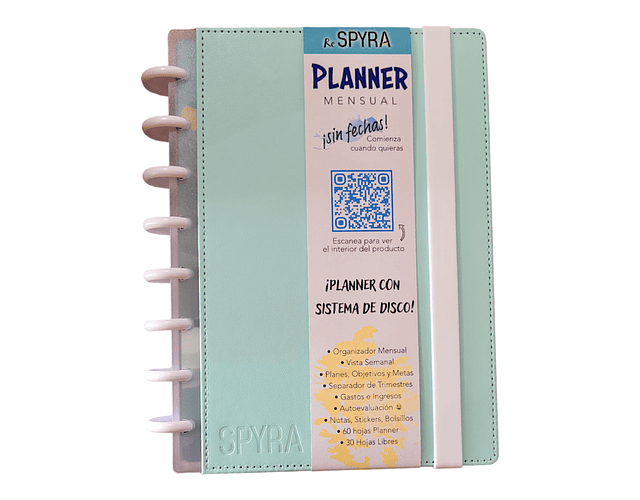 PLANNER A5 CON DISCOS - DIFERENTES COLORES 