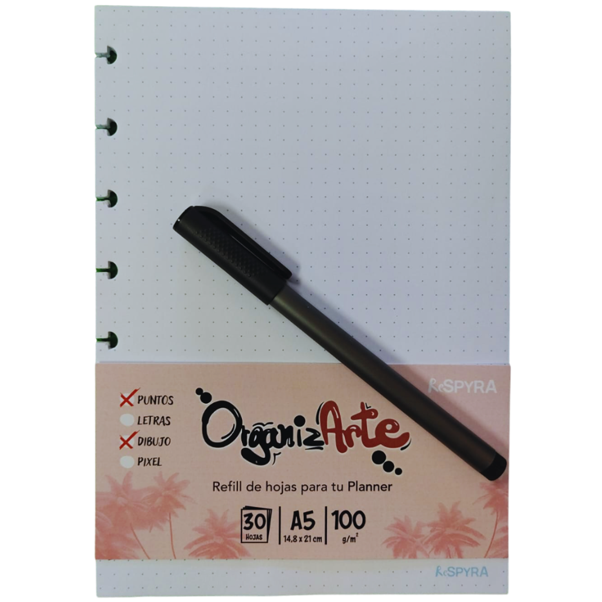 Refills Inserts For Disc Bound Planner Recarga 100 Hojas (200 Páginas