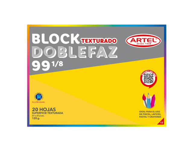 BLOCK DIBUJO MEDIUM 1/8 DOBLE/FAZ