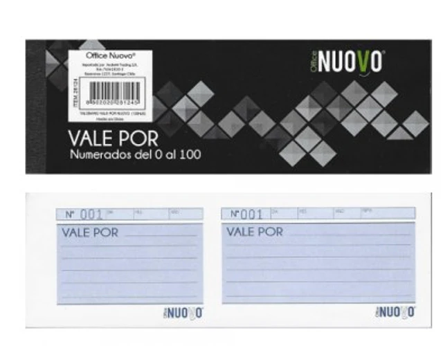 TALONARIO VALE POR 