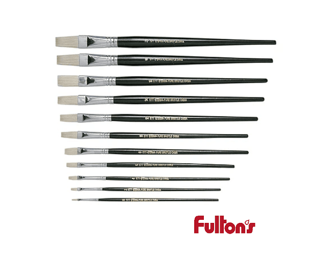 PINCEL ESPATULADO  FULTONS - DIFERENTES GROSORES