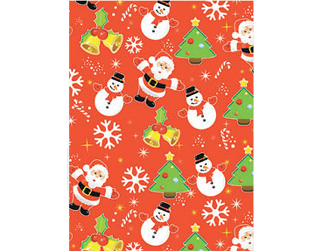 PAPEL REGALO NAVIDAD PLIEGO 