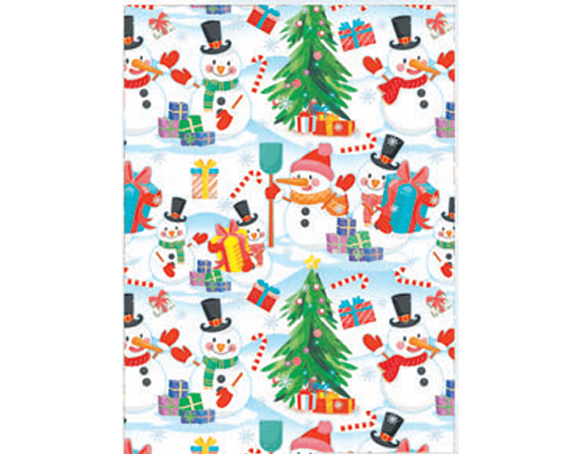 PAPEL REGALO NAVIDAD PLIEGO 