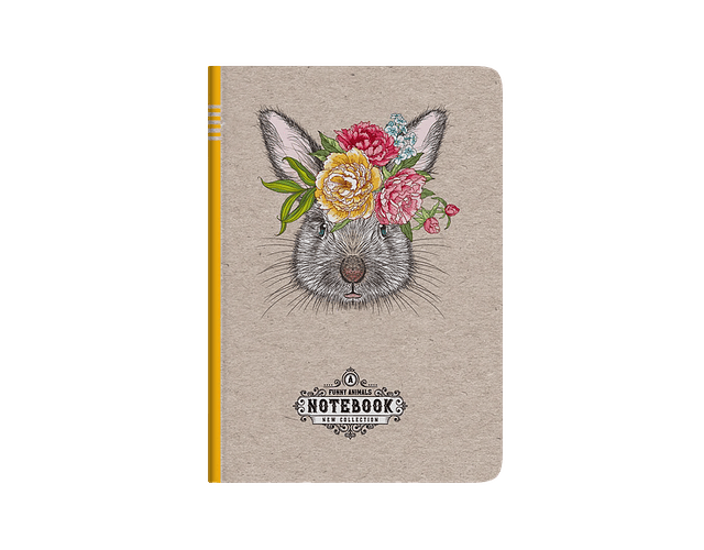 LIBRETA LUXURY - CONEJO FLOR