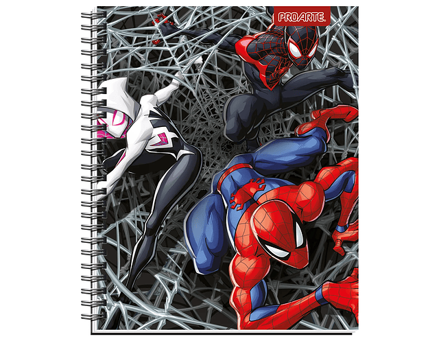 CUADERNO UNIV. 100 HJS. 7MM SPIDERMAN