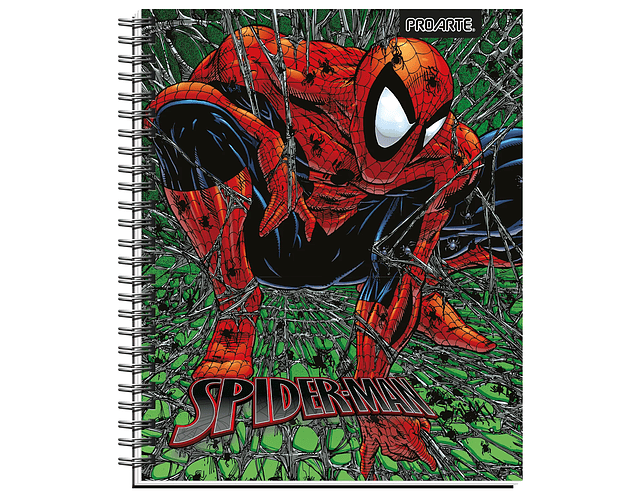 CUADERNO UNIV. 100 HJS. 7MM SPIDERMAN
