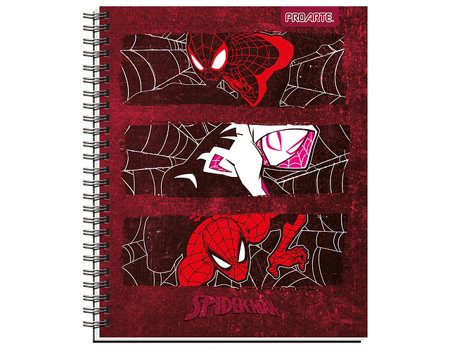 CUADERNO UNIV. 100 HJS. 7MM SPIDERMAN