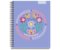 CUADERNO UNIVERSITARIO 7MM 100 HOJAS SMILEY